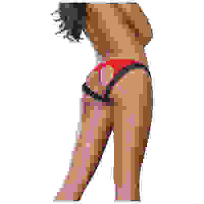 Panty - X-Large - Red/ Black