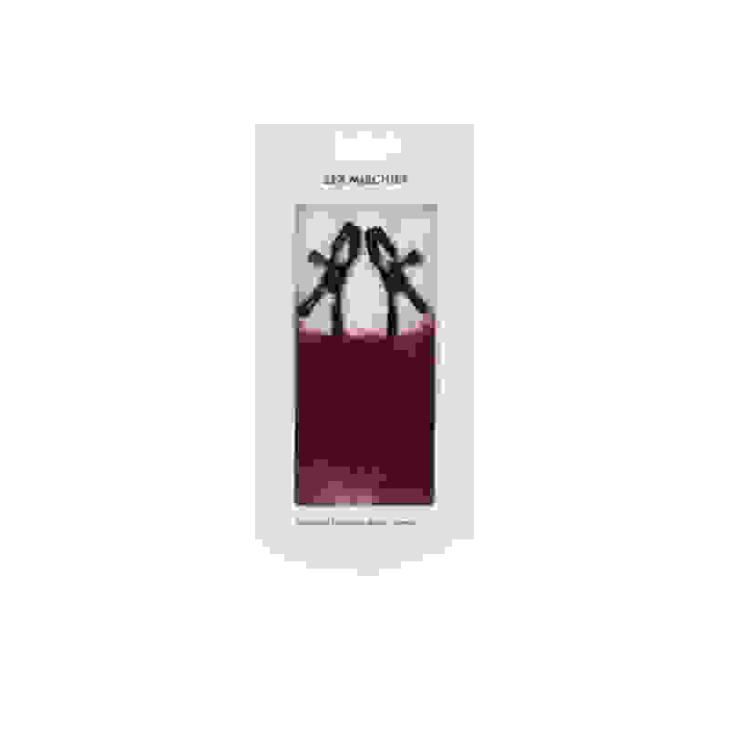 Sex and Mischief Enchanted Feather Nipple Clamps - Burgundy