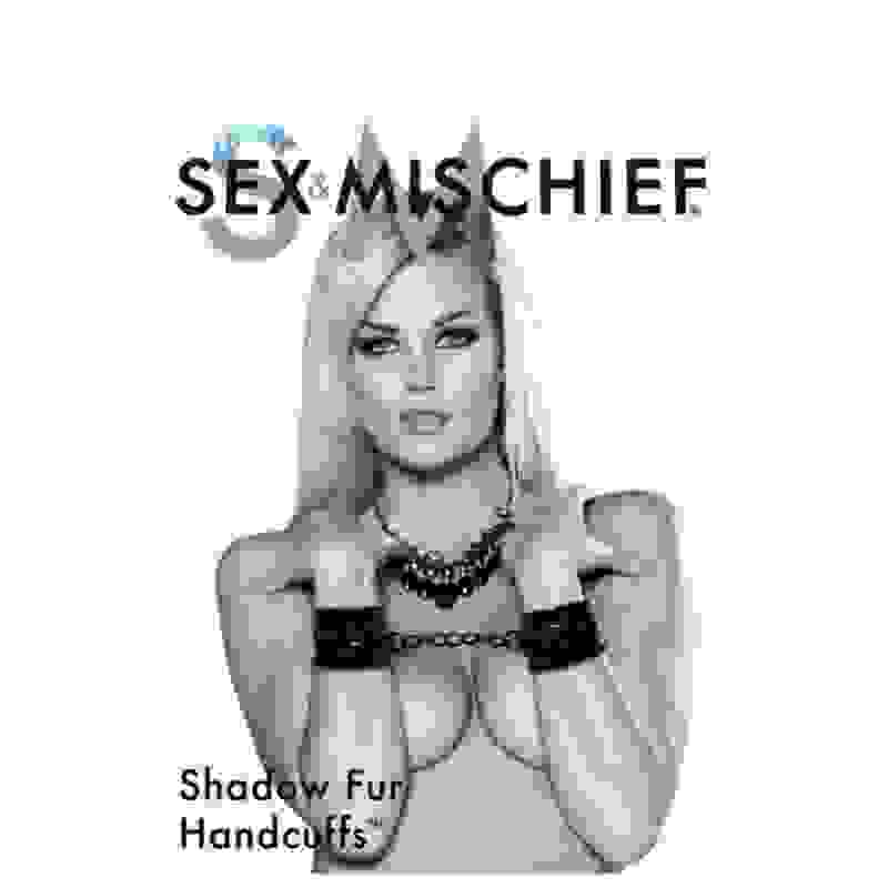 Sex and Mischief Shadow Fur Handcuffs