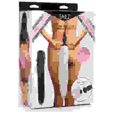 Snap-on Silicone Anal Plug and 3 Interchangeable Tails