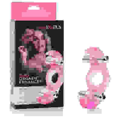 Silicone Triple Orgasm Erection Enhancer - Pink