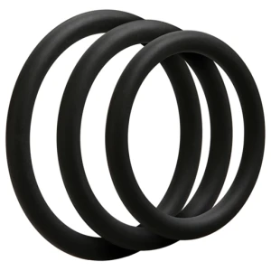 Optimale 3 C Ring Set - Thin - Black