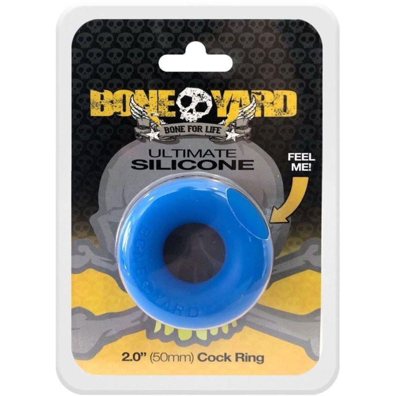 Ultimate Silicone Cock Ring - Blue - Image 4