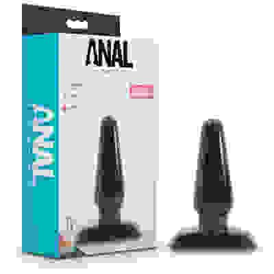 Anal Adventures - Basic Anal Plug - Medium -  Black