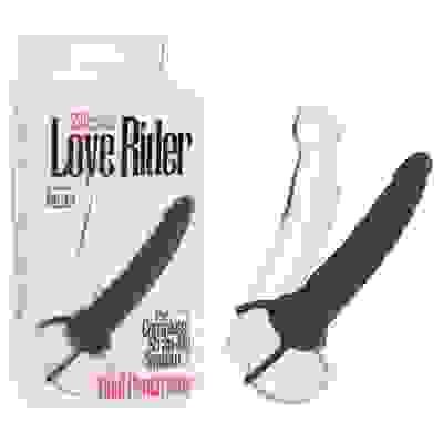 Silicone Love Rider Dual Penetrator - Black