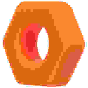 Alpha Liquid Silicone Prolong Sexagon Ring -  Orange