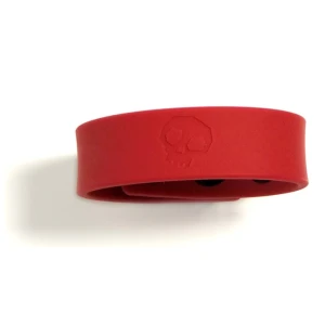 Boneyard Silicone Cock Strap 3 - Snap Ring - Red