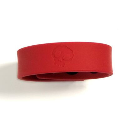 Boneyard Silicone Cock Strap 3 - Snap Ring - Red