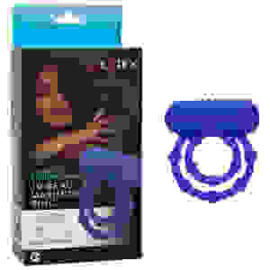 Silicone Rechargeable 10 Bead Maximus Ring - Blue