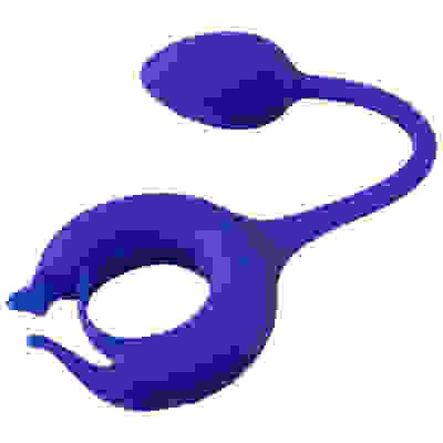 Admiral Plug and Play Weighted Cock Ring - Blue