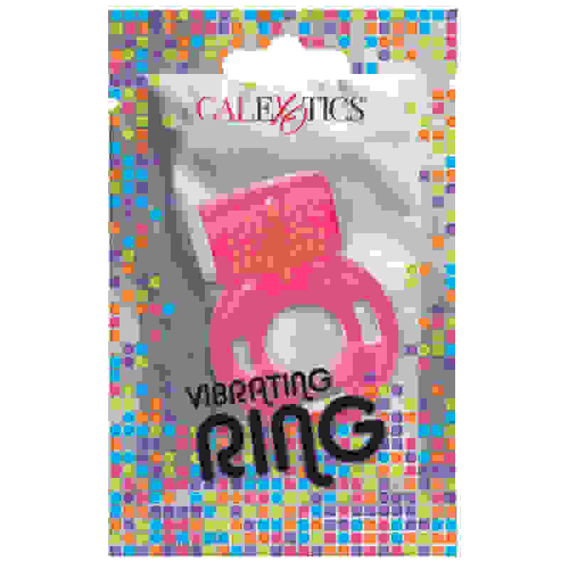 Foil Pack Vibrating Ring - Pink