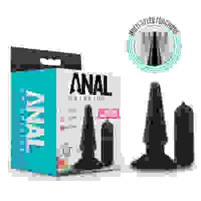 Anal Adventures - Basic Vibrating Anal Pleaser -  Black