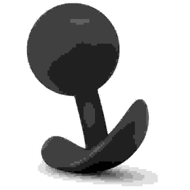 Anal Adventures - Platinum - Silicone Vibra Plug  - Black