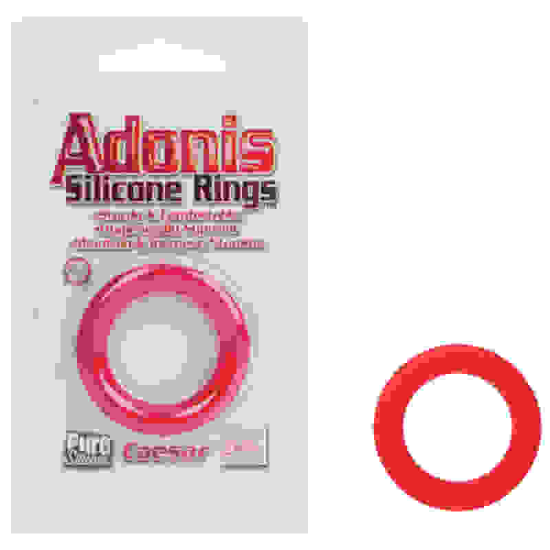 Caesar Silicone Ring - Red