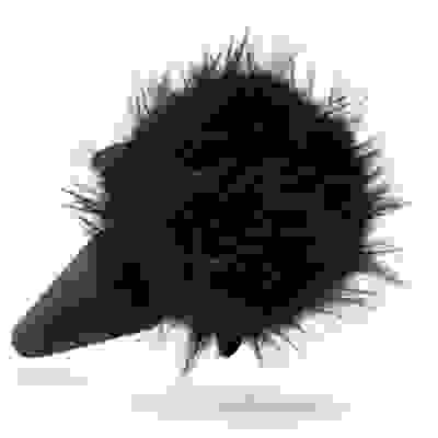 Anal Adventures - Platinum - Rabbit Tail Plug - Black