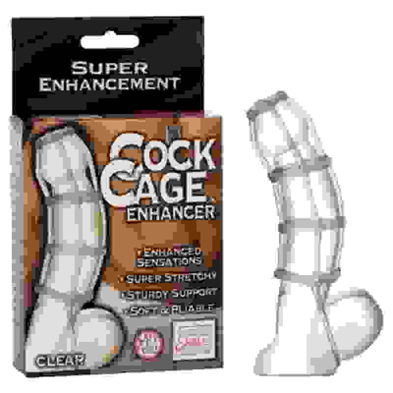Cock Cage Enhancer - Clear