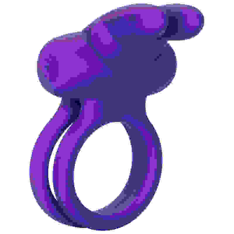 Silicone Rechargeable Dual Rockin' Rabbit  Enhancer