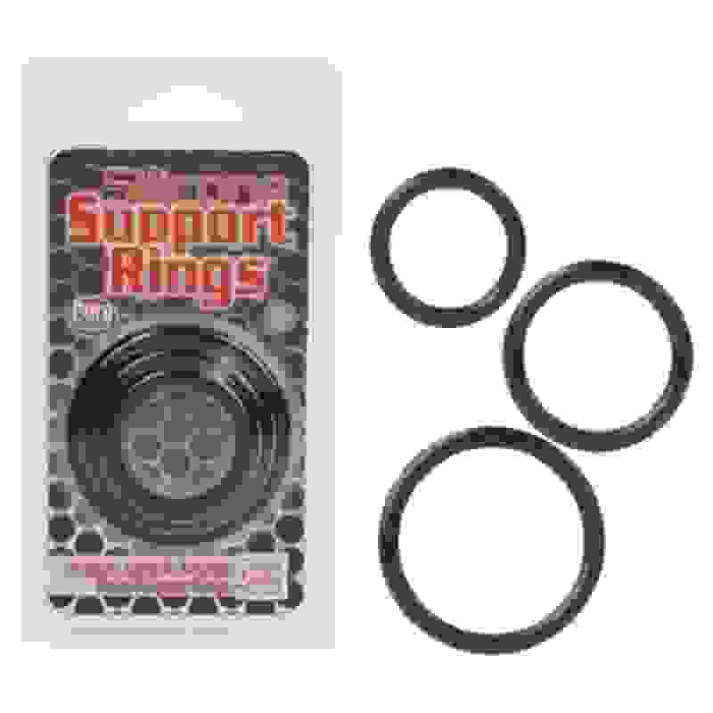 Silicone Support Rings - Black
