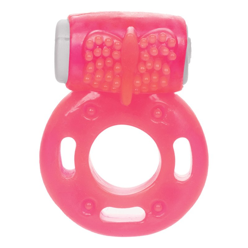Foil Pack Vibrating Ring - Pink - Image 3