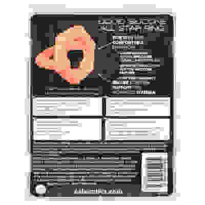 Alpha Liquid Silicone All Star Ring - Orange
