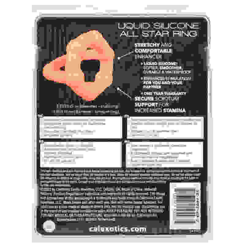 Alpha Liquid Silicone All Star Ring - Orange