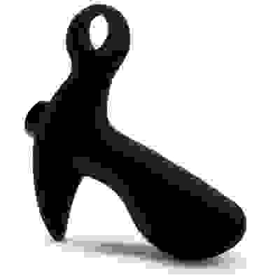 Anal Adventures- Platinum - Silicone Vibrating Prostate Massager 01 - Black
