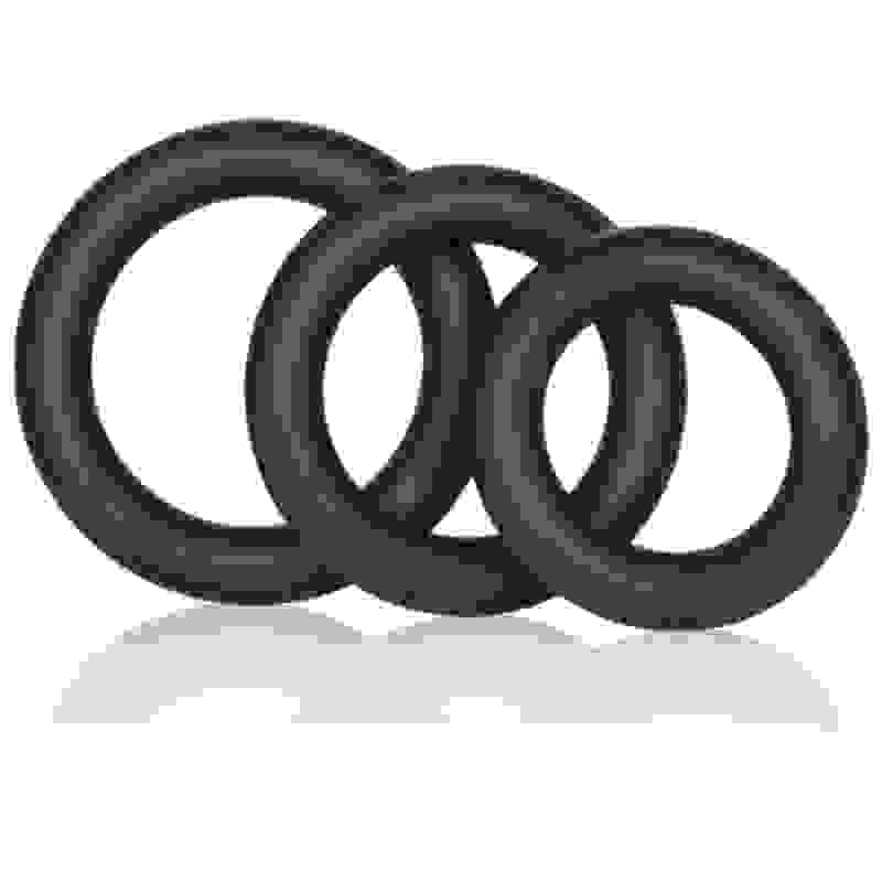 Dr. Joel Kaplan Silicone Support Rings - Black