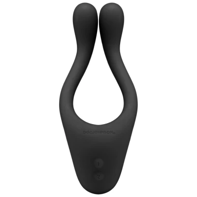Tryst Multi Erogenous Zone Silicone Massager - Black