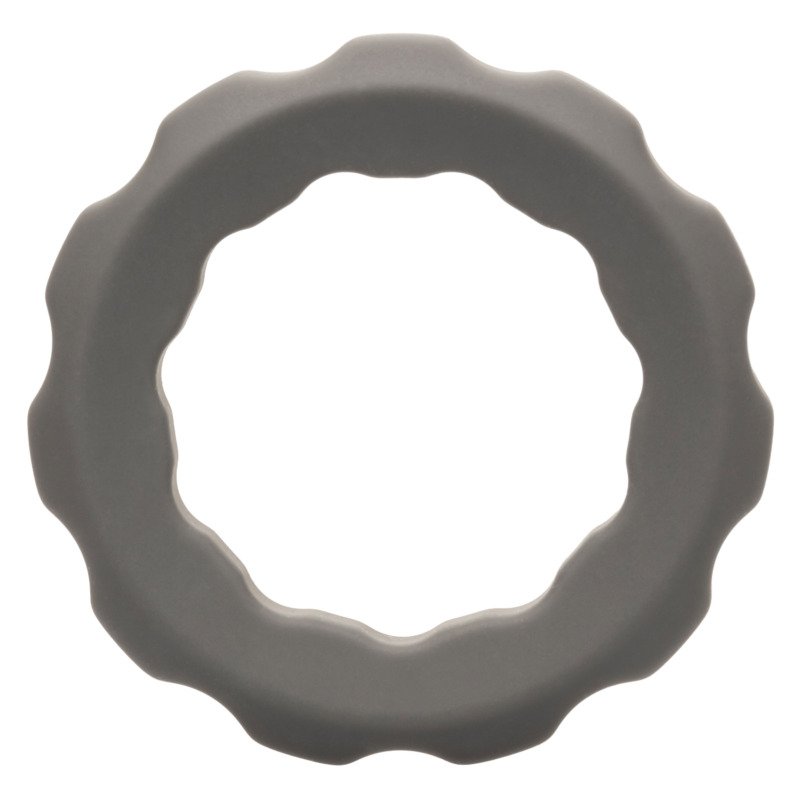 Alpha Liquid Silicone Erect Ring - Gray - Image 4