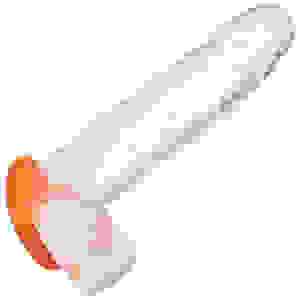 Alpha Liquid Silicone Prolong Large Ring - Orange