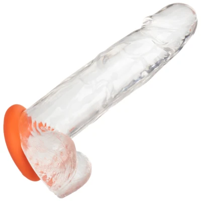 Alpha Liquid Silicone Prolong Large Ring - Orange