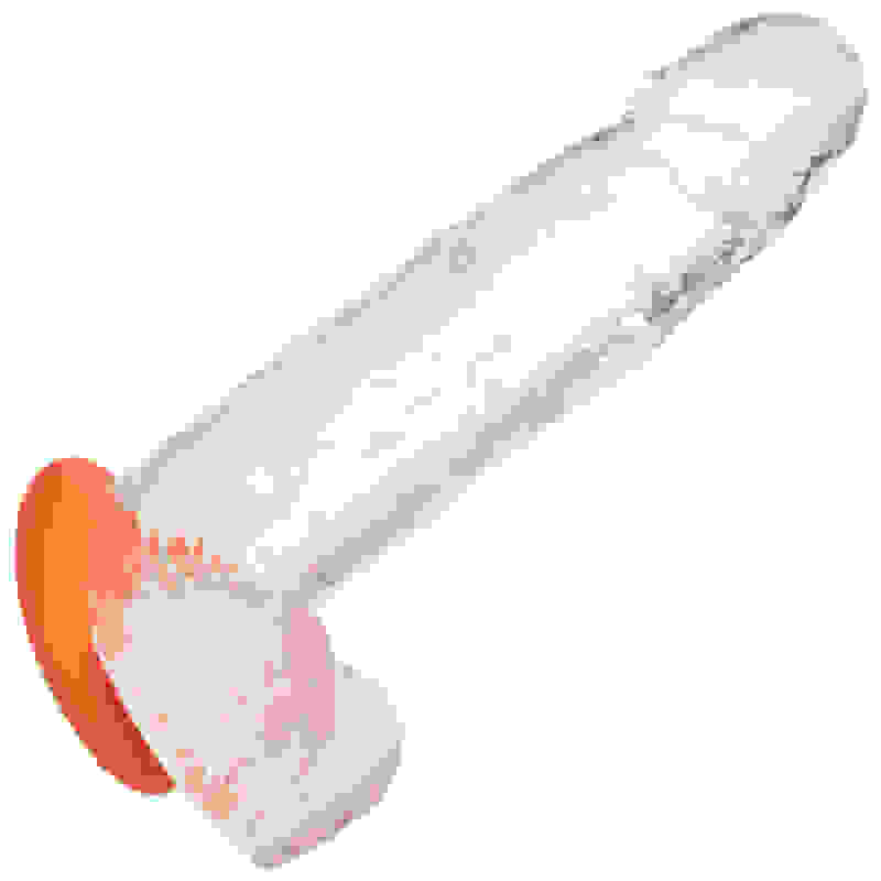 Alpha Liquid Silicone Prolong Large Ring - Orange