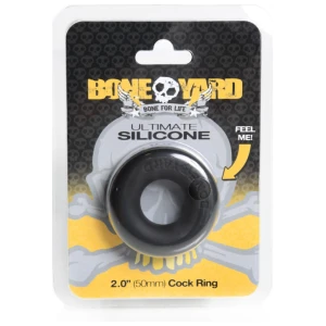 Ultimate Silicone Cock Ring - Black