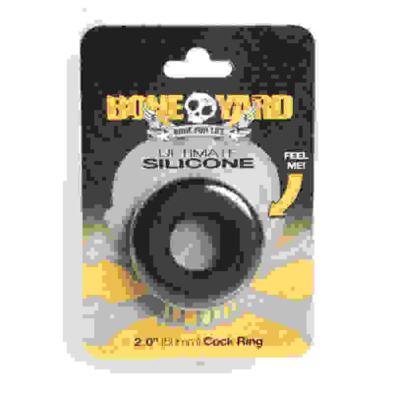 Ultimate Silicone Cock Ring - Black