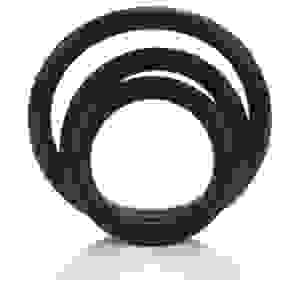 Rubber Ring 3 Piece Set - Black