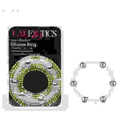 Steel Beaded Silicone Ring - X-Large
