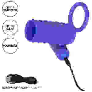 Silicone Rechargeable Endless Desires Enhancer -  Blue