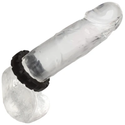 Alpha Liquid Silicone Prolong Tread Ring - Black