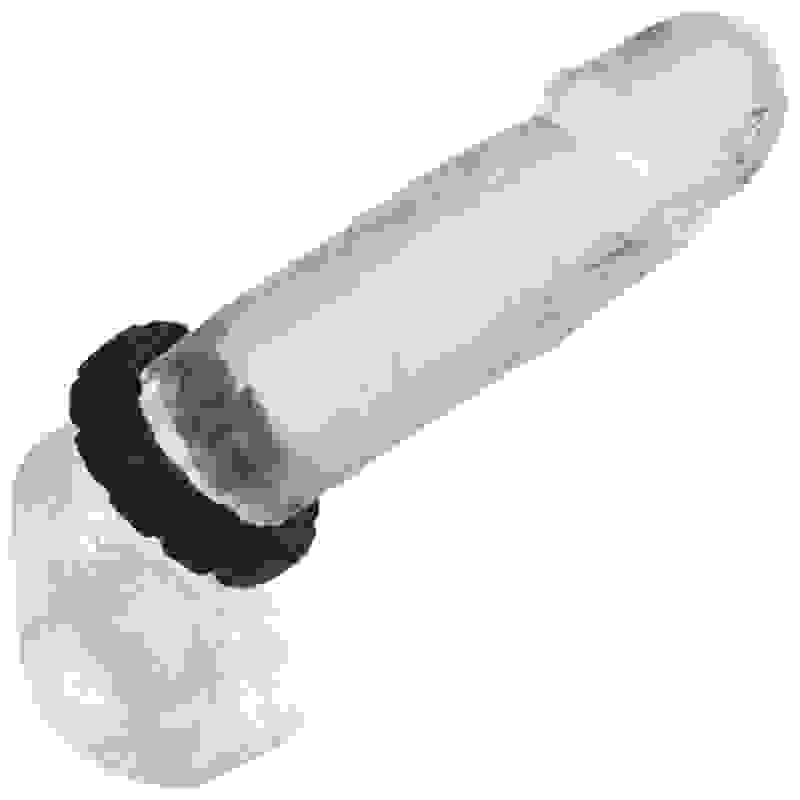 Alpha Liquid Silicone Prolong Tread Ring - Black