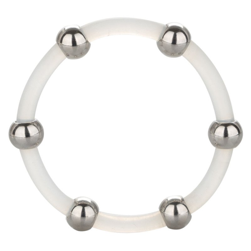 Steel Beaded Silicone Ring - X-Large - Image 4