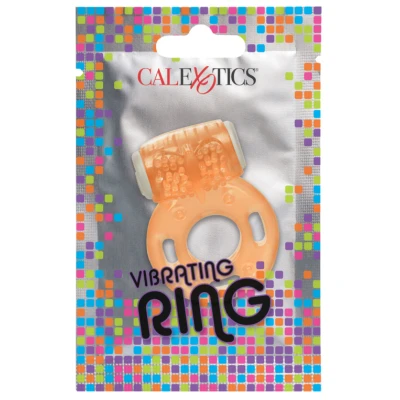 Foil Pack Vibrating Ring - Orange