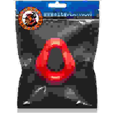 Hung Padded Cockring Oxballs - Red