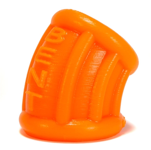 Bent 1 Ball Stretcher Curved Silicone - Small - Orange