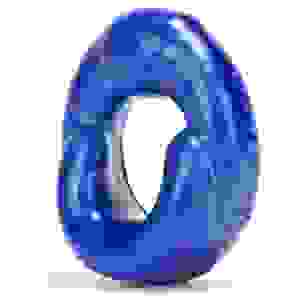 Grip Cockring Fat Padded U-Shaped Cockring - Blue Balls