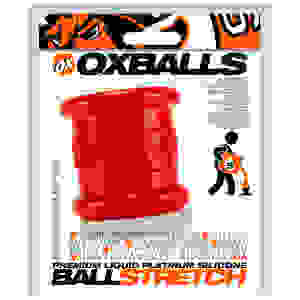 Neo 2 Inch Tall Ball Stretcher Squishy Silicone - Red