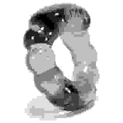 6-Pack Cockring Atomic Jock - Smoke Clear