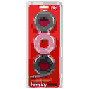 Hunkyjunk Huj3 C-Ring 3 Pk - Tar / Multi
