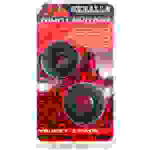 Truckt 2 Piece Cockring Set Atomic Jock - Night Black