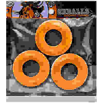 Fat Willy 3-Pack Jumbo Cockring - Orange
