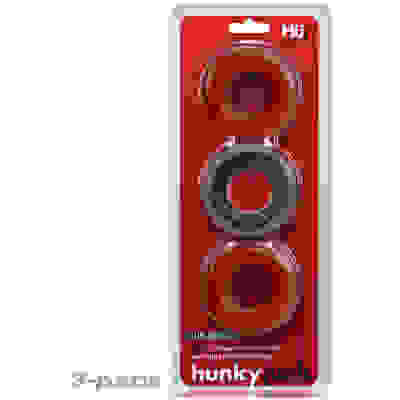 Huj3 C-Ring 3-Pack - Cherry / Ice